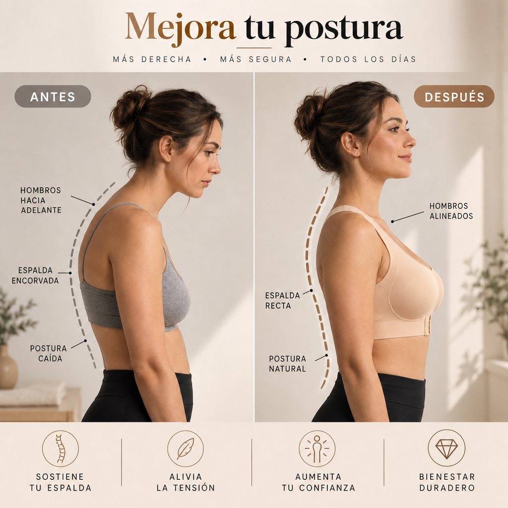 ALZA · Brasier Levanta Busto y Corrector de Postura
